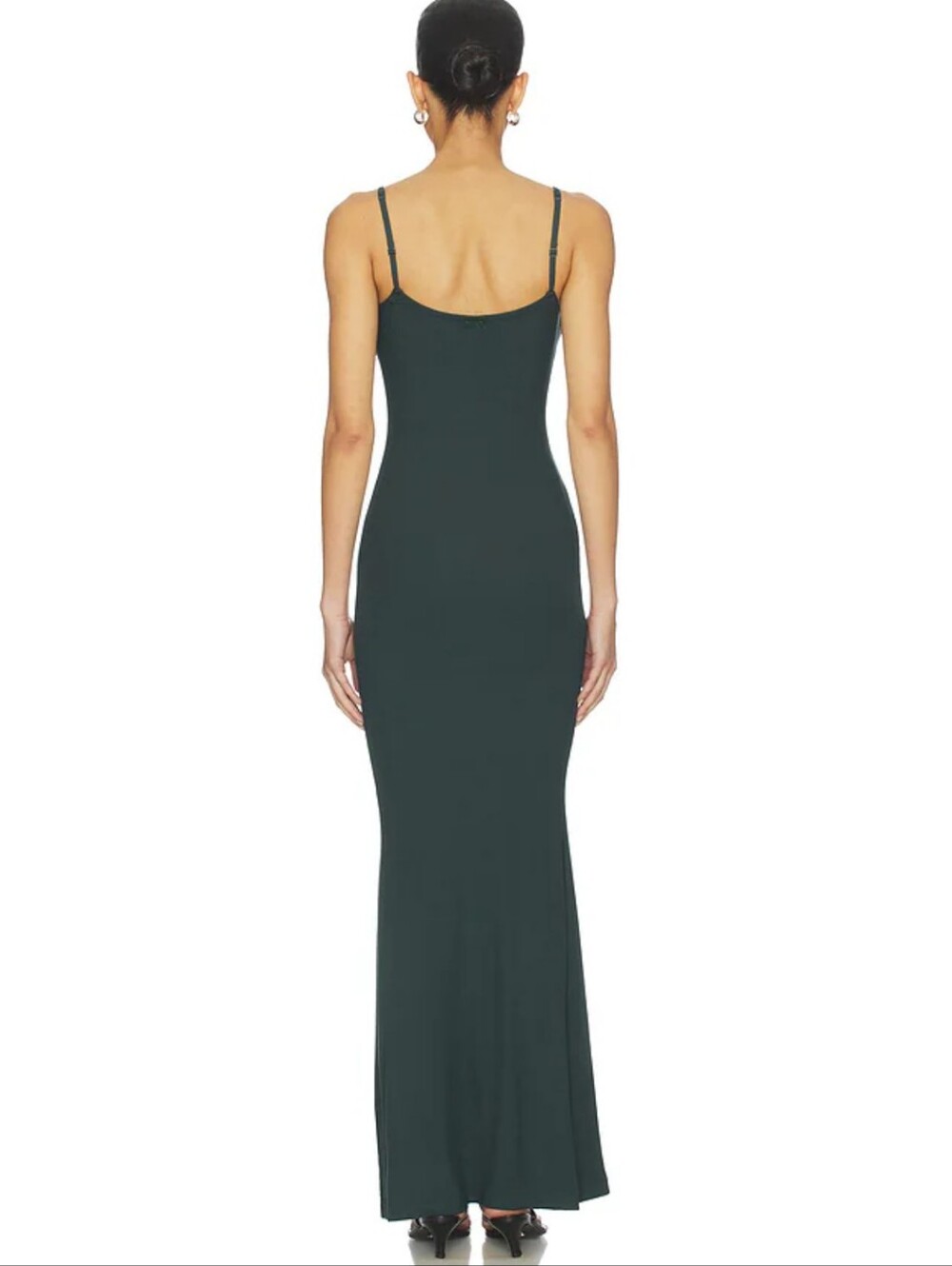 SKIMS Soft Lounge Long Slip Dress in Bluish GREEN S - Picture 8 of 10
